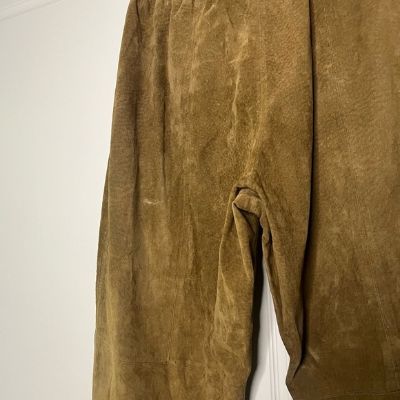 Vintage 1970s Suede Bagatelle Folk Cottage core Pants - Picture 6 of 15